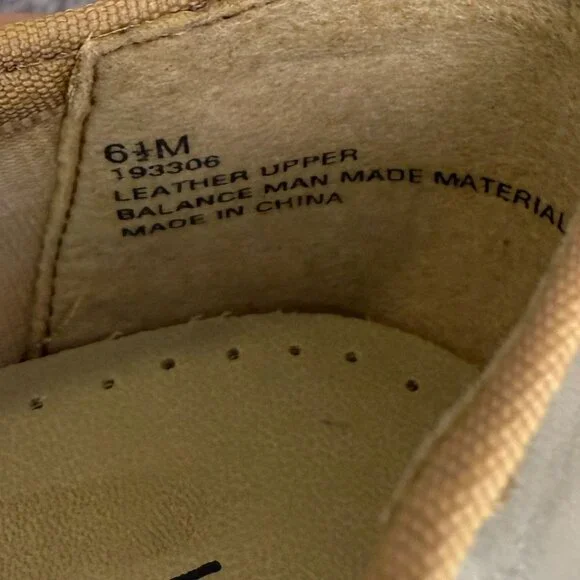 ✅ Womens 6.5M Softspots Comfort Shoes Gray/Tan Leather Mary Jane Casual Flats - Picture 11 of 12